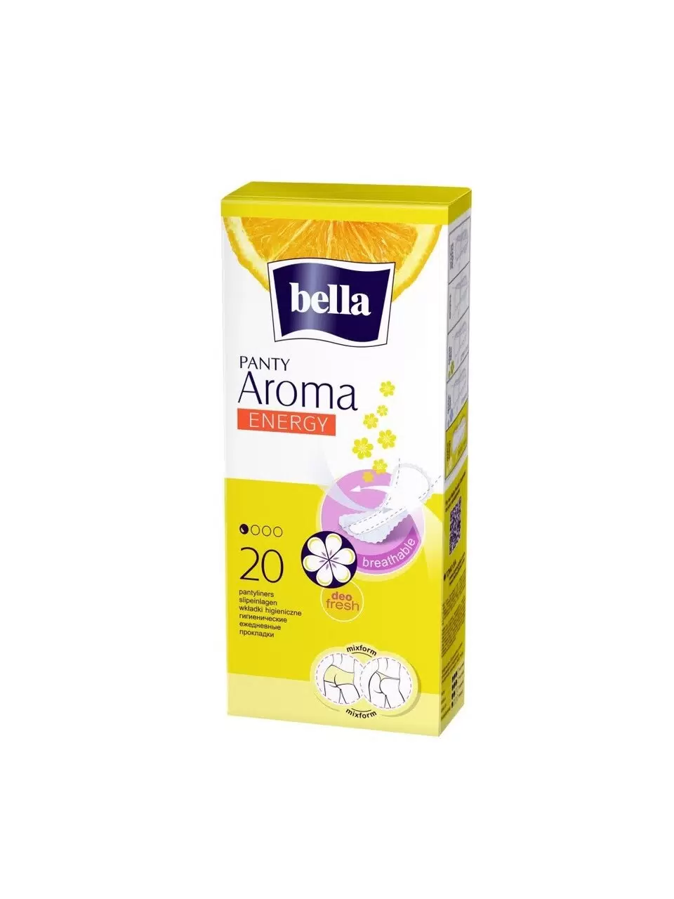 bella Panty Прокладки ежедневные Aroma Energy 20шт/24