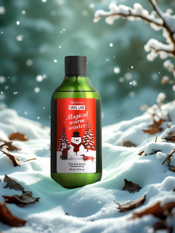 Ural Lab Winter Melody Гель для душа, 300 мл, Magical warm winter, магический уд 10867229