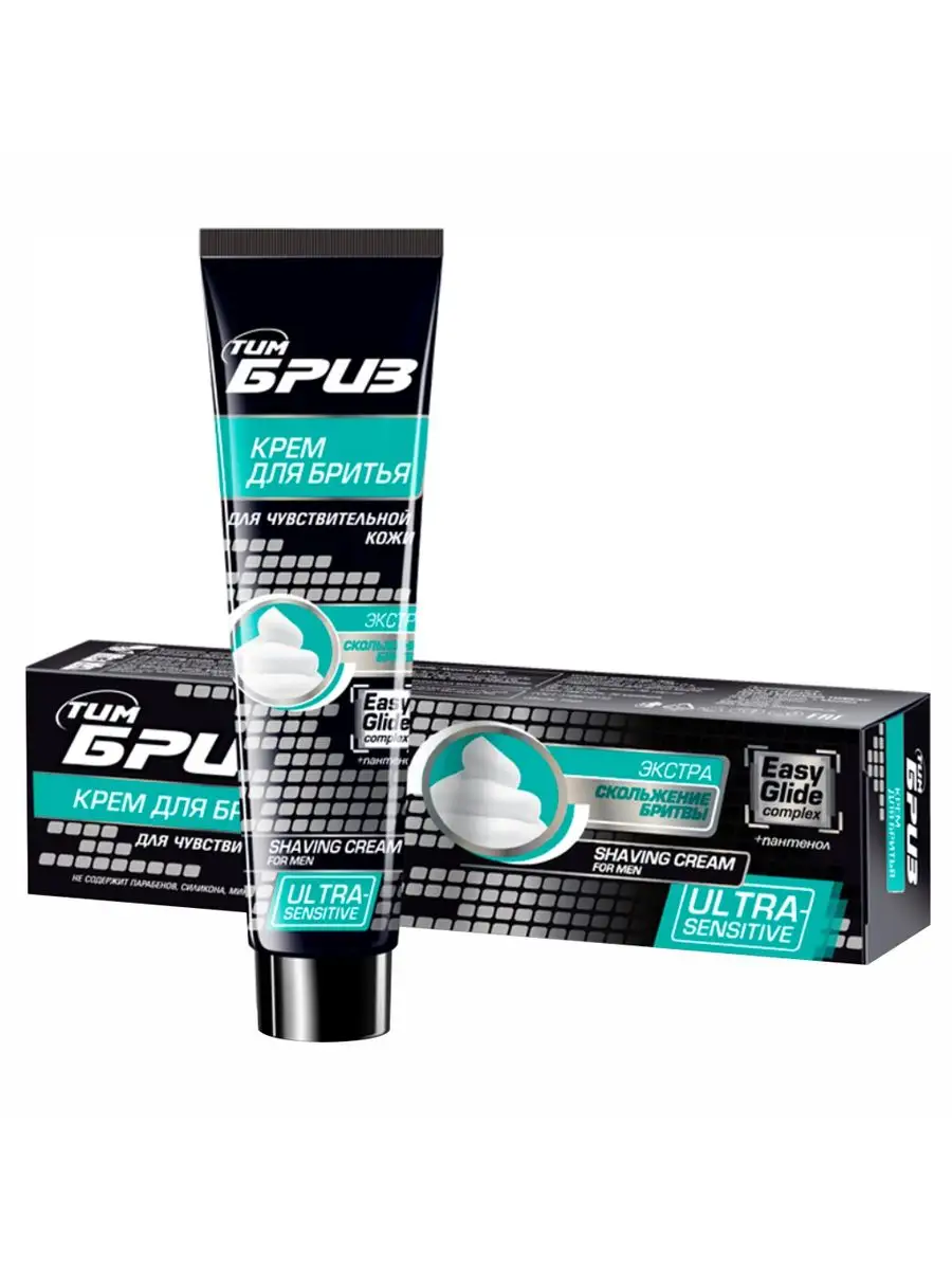 Крем д/бритья Бриз Easy Glide complex д/чувств.кожи 75 мл.