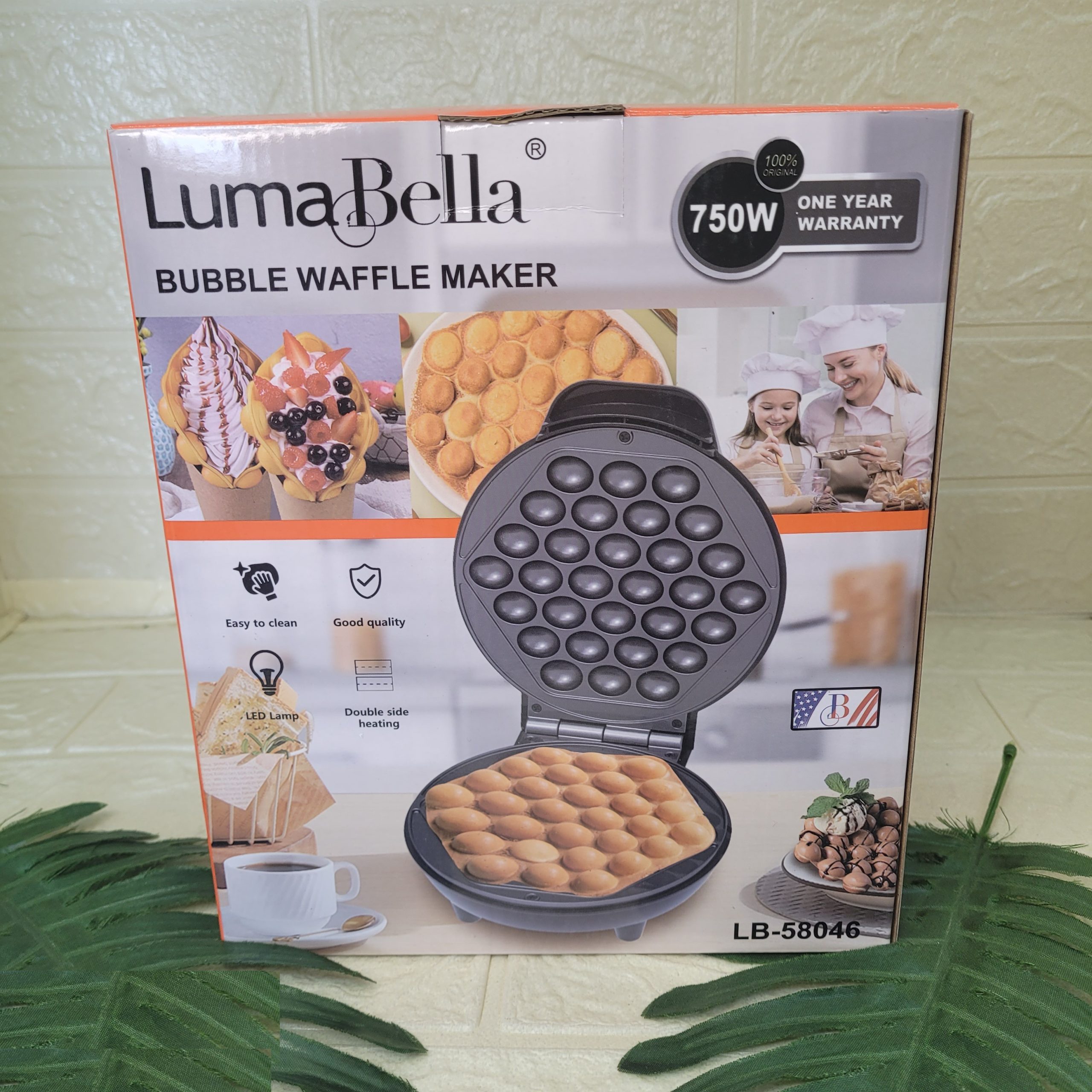 Вафельница для гонконгских вафель Luma Bella. Арт. LB-58046