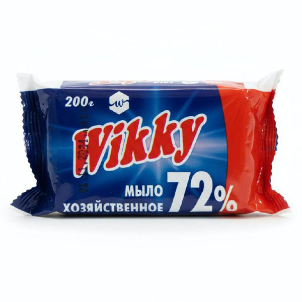 Wikky Мыло хозяйственное 200г 72% (в пленке)/60
