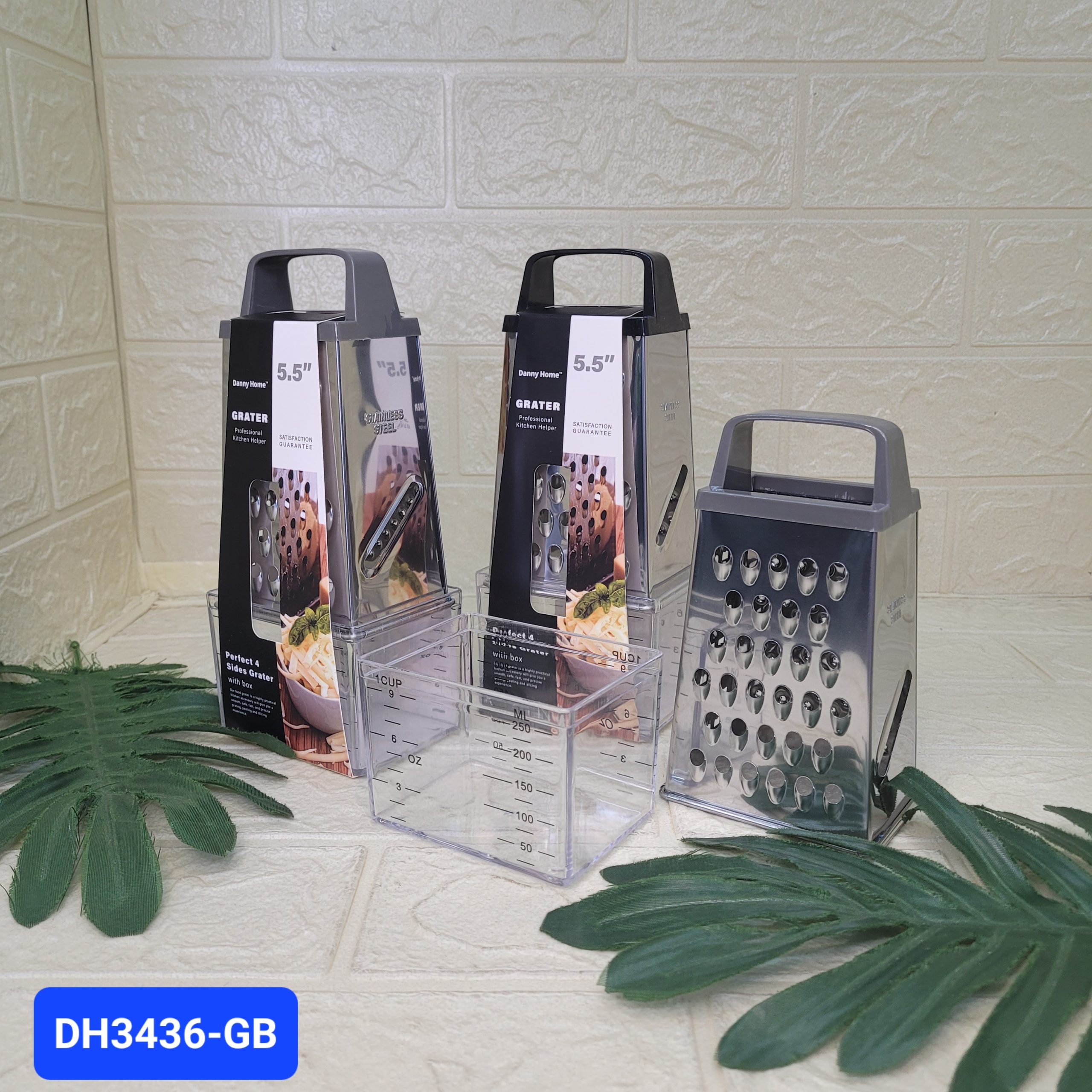 Терка 4-х гранная с контейнером Danny Home. Арт. DH3436-GB