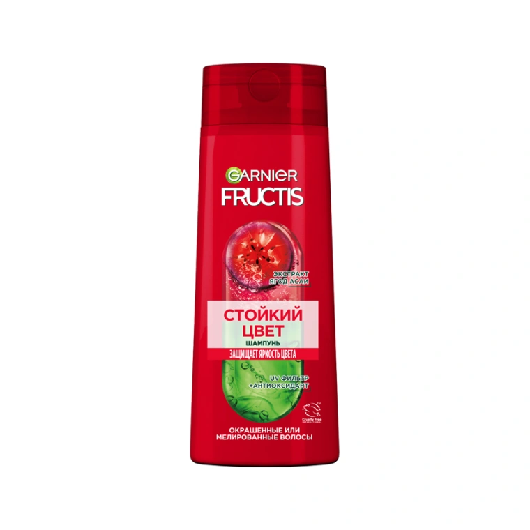 Garnier Фруктис Шампунь 250мл Укрепляющий/Стойкий цвет