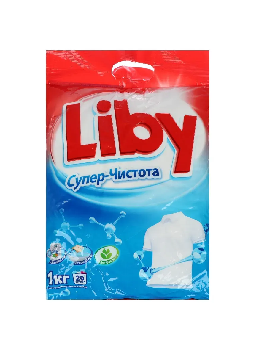 Liby Стиральный порошок для белого белья 1 кг