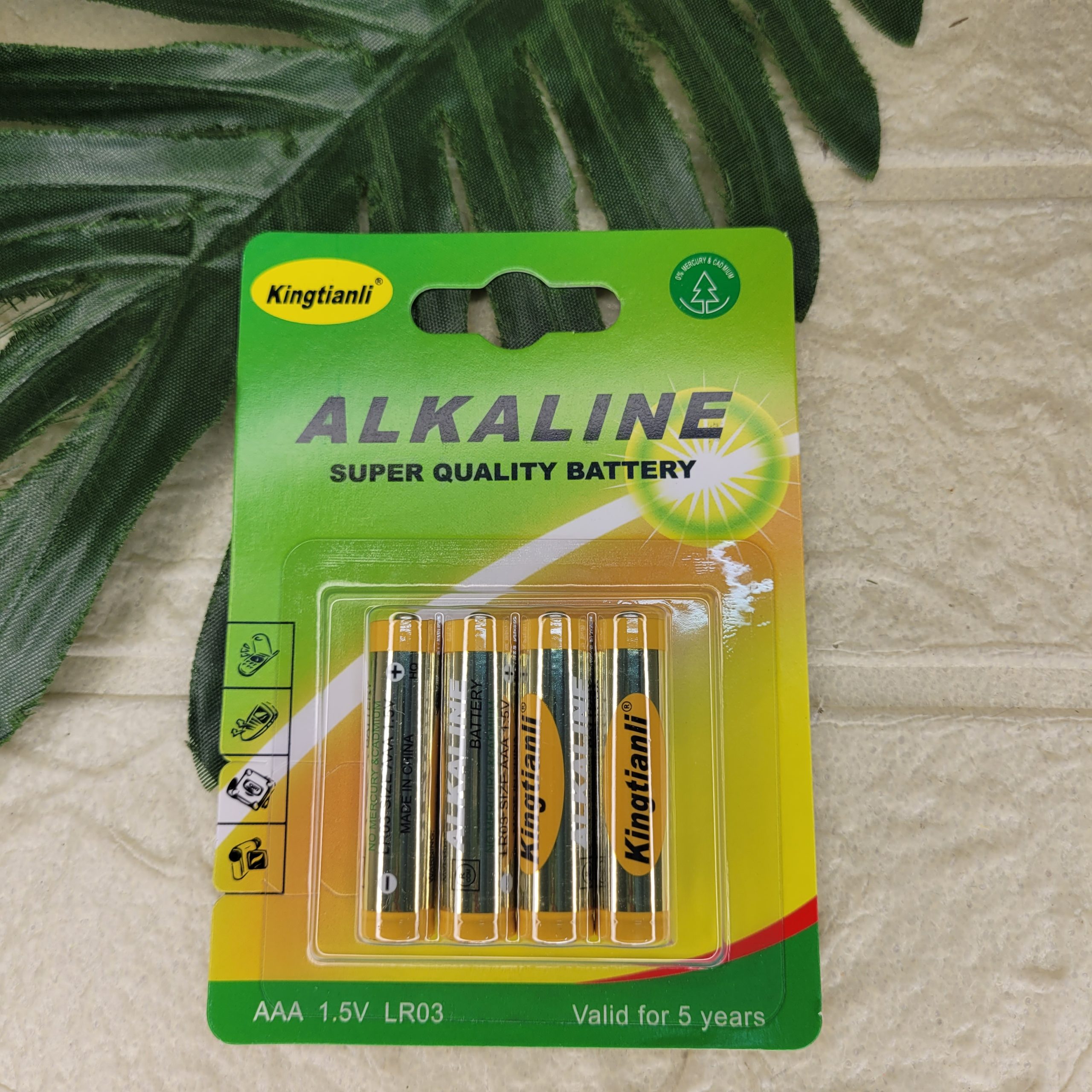 Батарейка мизинчиковая Kingtianli 1,5V ААА LR03 4шт.