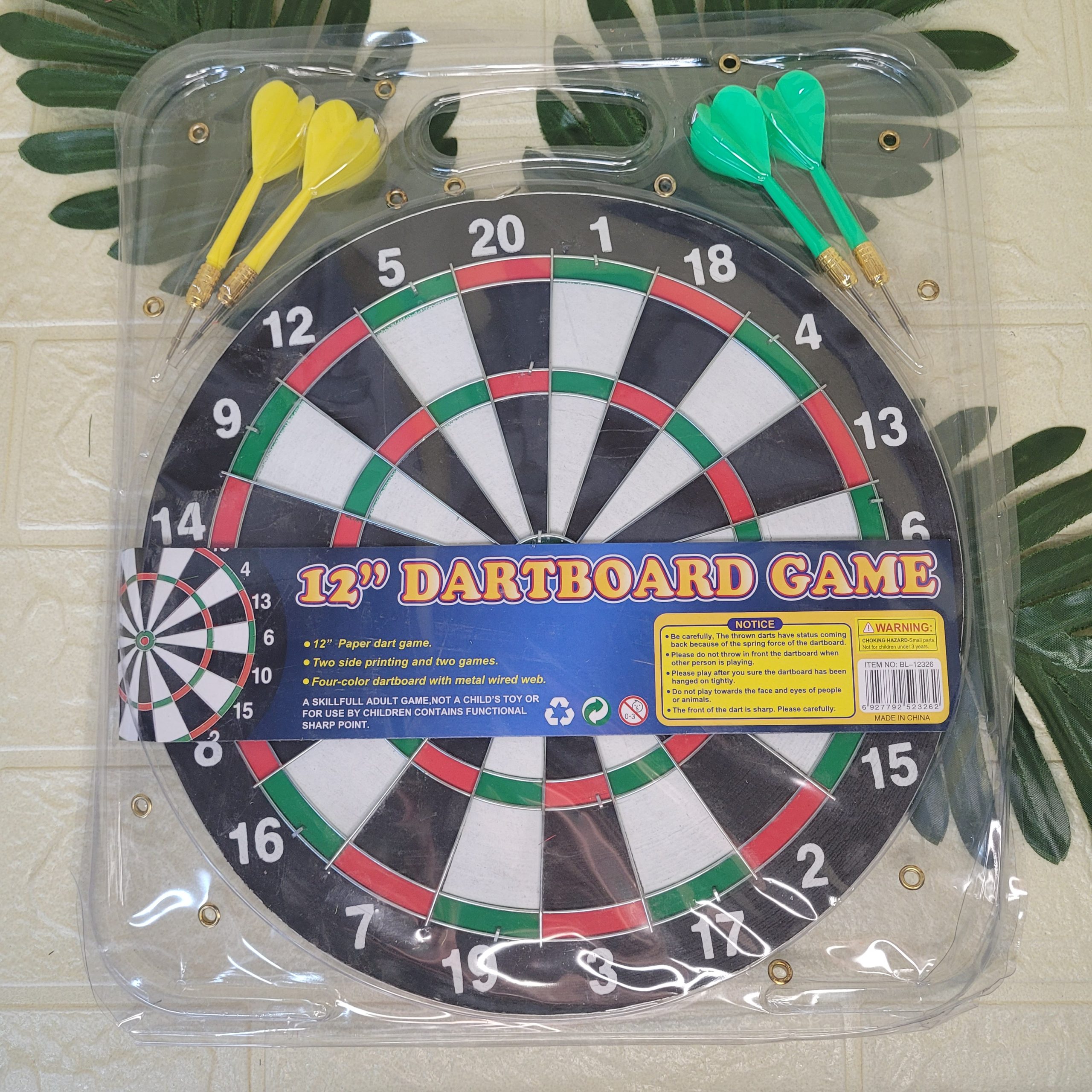 Дартс 12" Dartboard Game. Арт. BL-12326