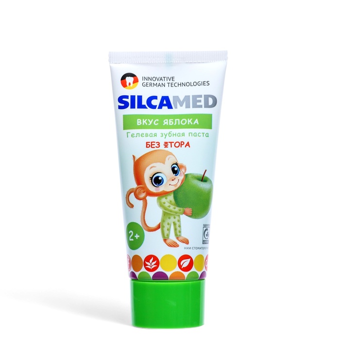 Зубная паста Silcamed детская Яблоко, 65 г.   2105740