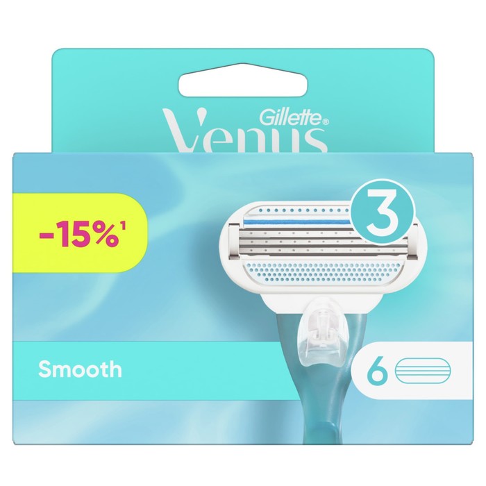 GILLETTE VENUS Сменные кассеты для бритья 6шт