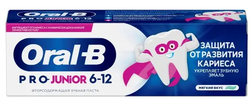 Oral_B Зубная паста для детей Pro-Junior Мягкий Вкус 75мл