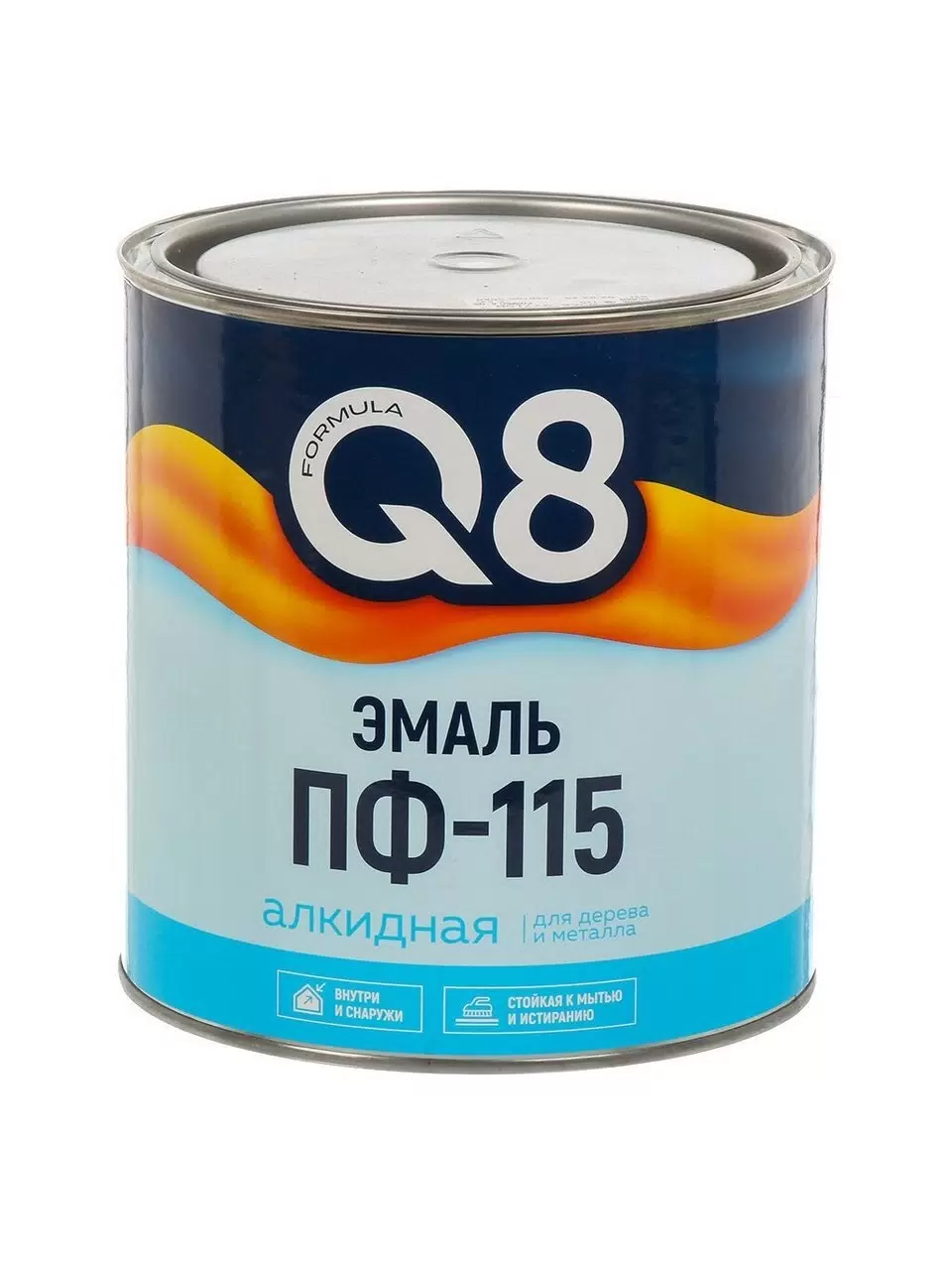 Эмаль ПФ-115 белая 2,6кг (6) Formula Q8  Престиж