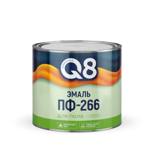Эмаль ПФ-266 жел-кор 1,8кг Formula Q8 (6) Престиж