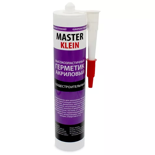 Герметик акриловый белый MASTER KLEIN 440гр (12)
