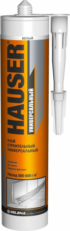 Клей Монтажный HAUSER прозрач. универсал акрил. 285мл (12)