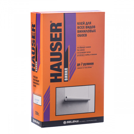 Клей обойный HAUSER винил. 250г (12) 84958