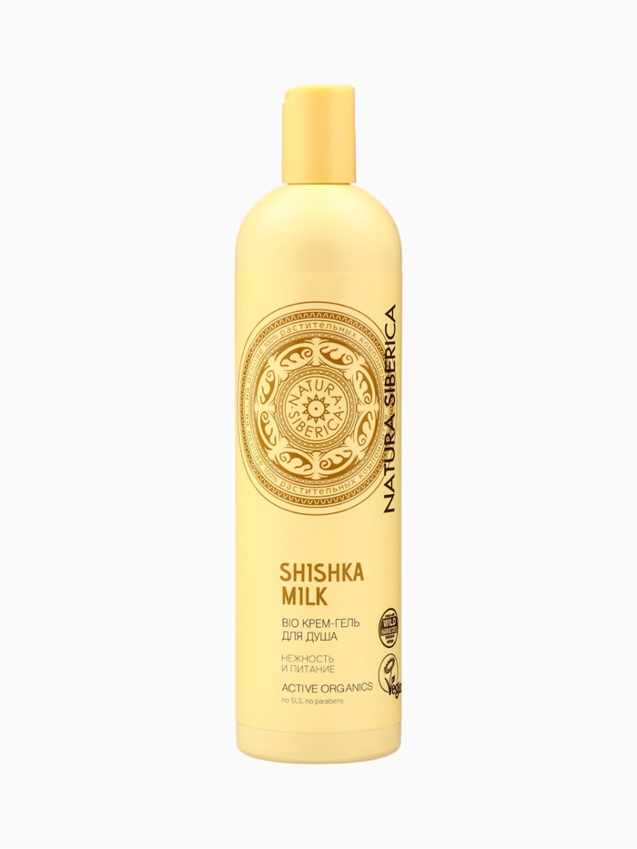 Крем-гель для душа Natura Siberica BIO Shishka Milk, нежность и питание, 550 мл 10952418
