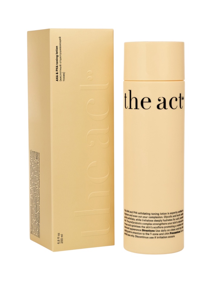 Тоник The Act кислотный, отшелушивающий, 200 мл 10974713
