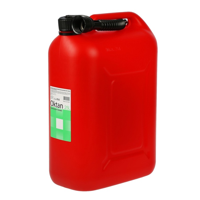 Канистра ГСМ Oktan CLASSIK, 25 л, пластиковая, красная 2578002