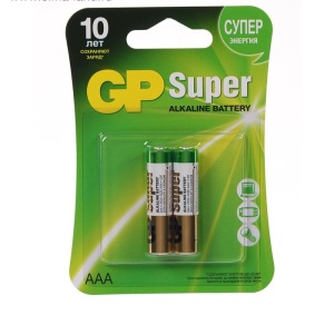 Эл. пит. GP super 24А-2CR2 ААА*10*80 4891199000041/4891199226243