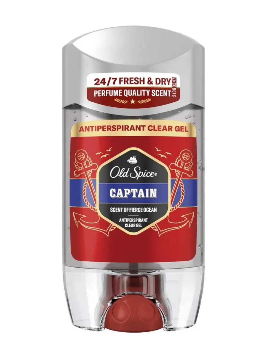 OLD SPICE Гелевый дезодорант-антиперспирант Captain 70мл