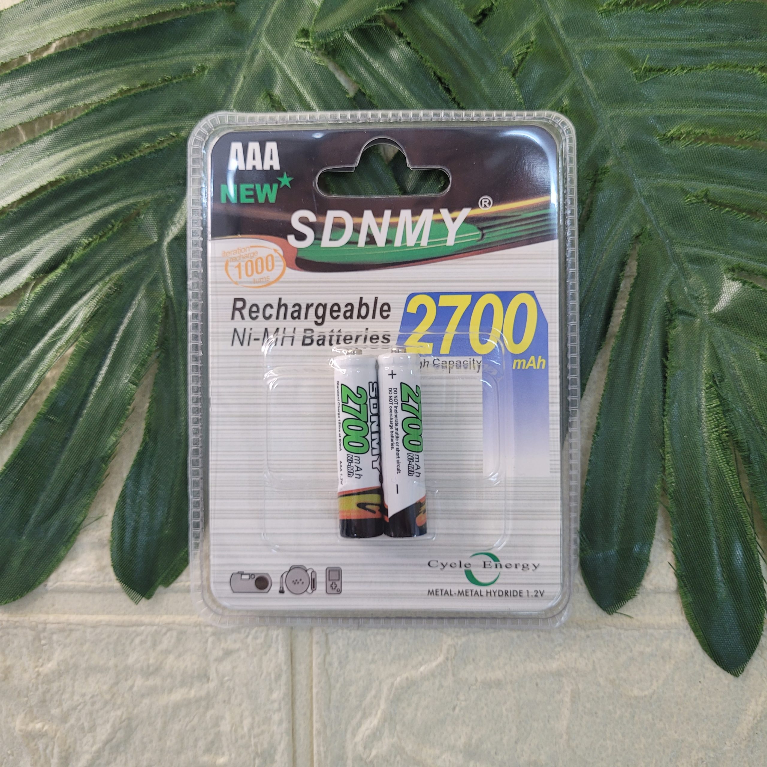 Батарейка аккумуляторная SDNMY AAA 1.2v 2 шт. Арт. (2070)