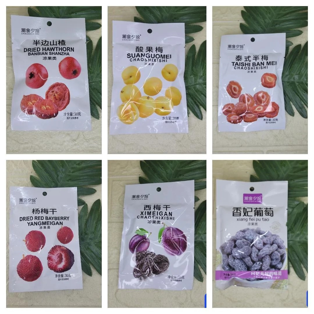 Фрукты и ягоды сушёные Chaoshixishi МИКС 30/35 г.