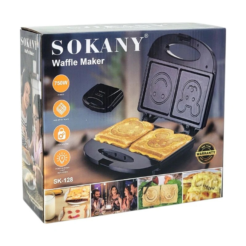 Вафельница электрич. Sokany. Арт. SK-128