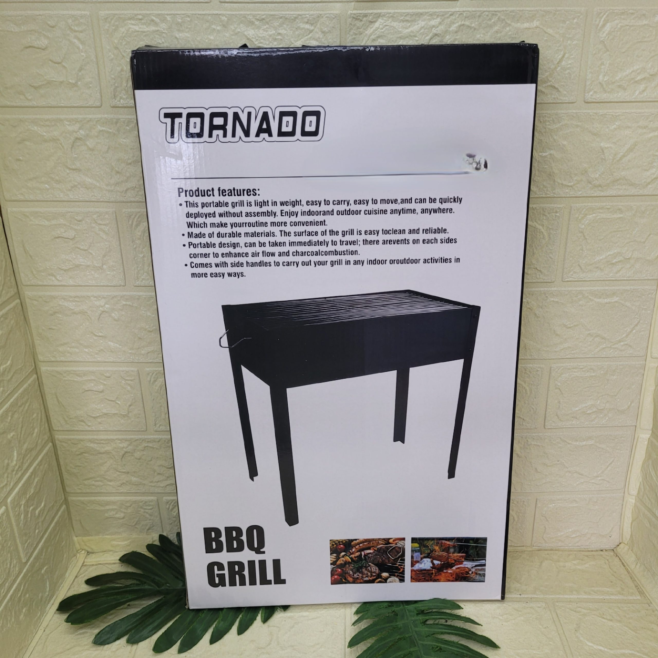Мангал сборный TORNADO 50*30*50 см. Арт. 5207B