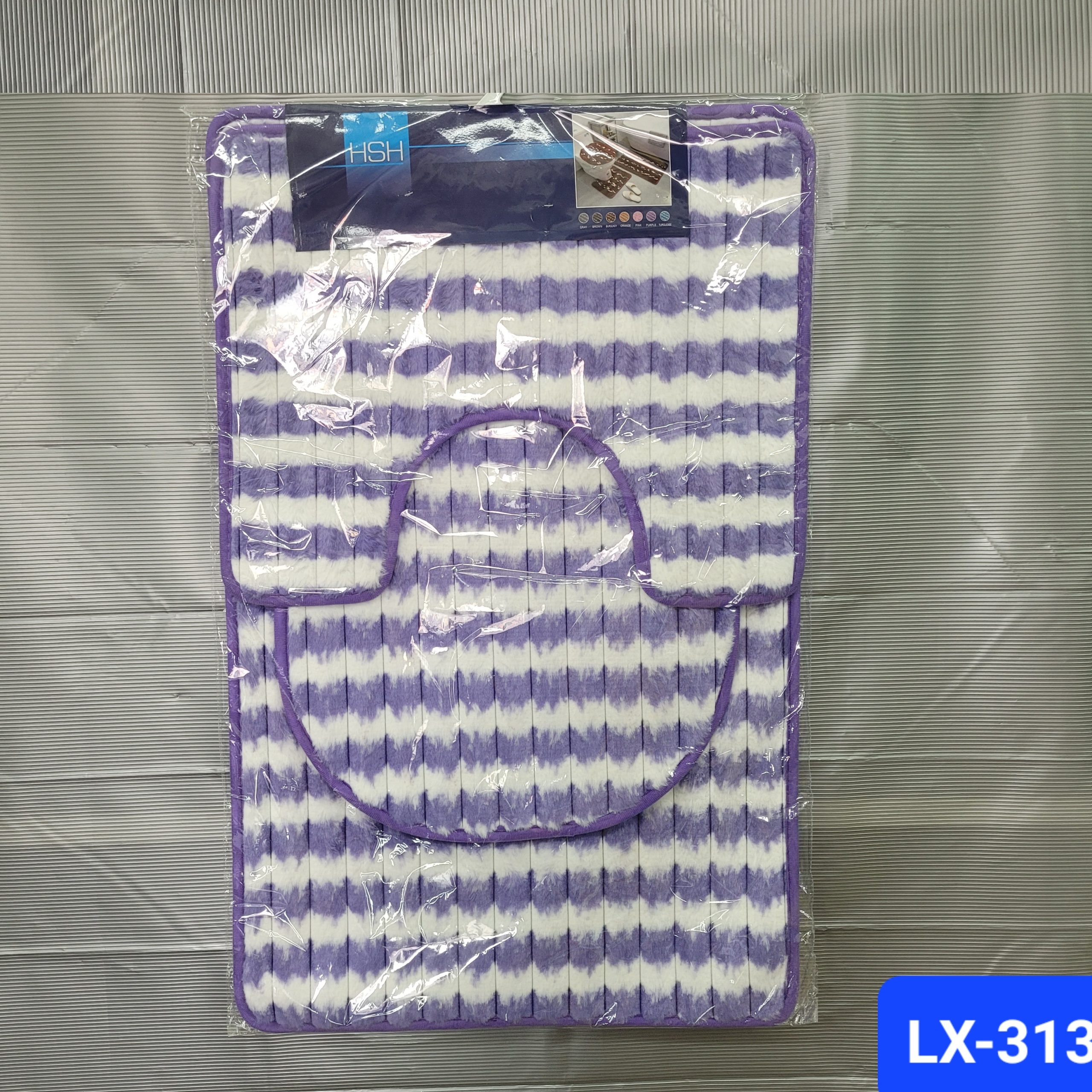 Коврики для ванной и туалета 3 шт. Арт. LX-313