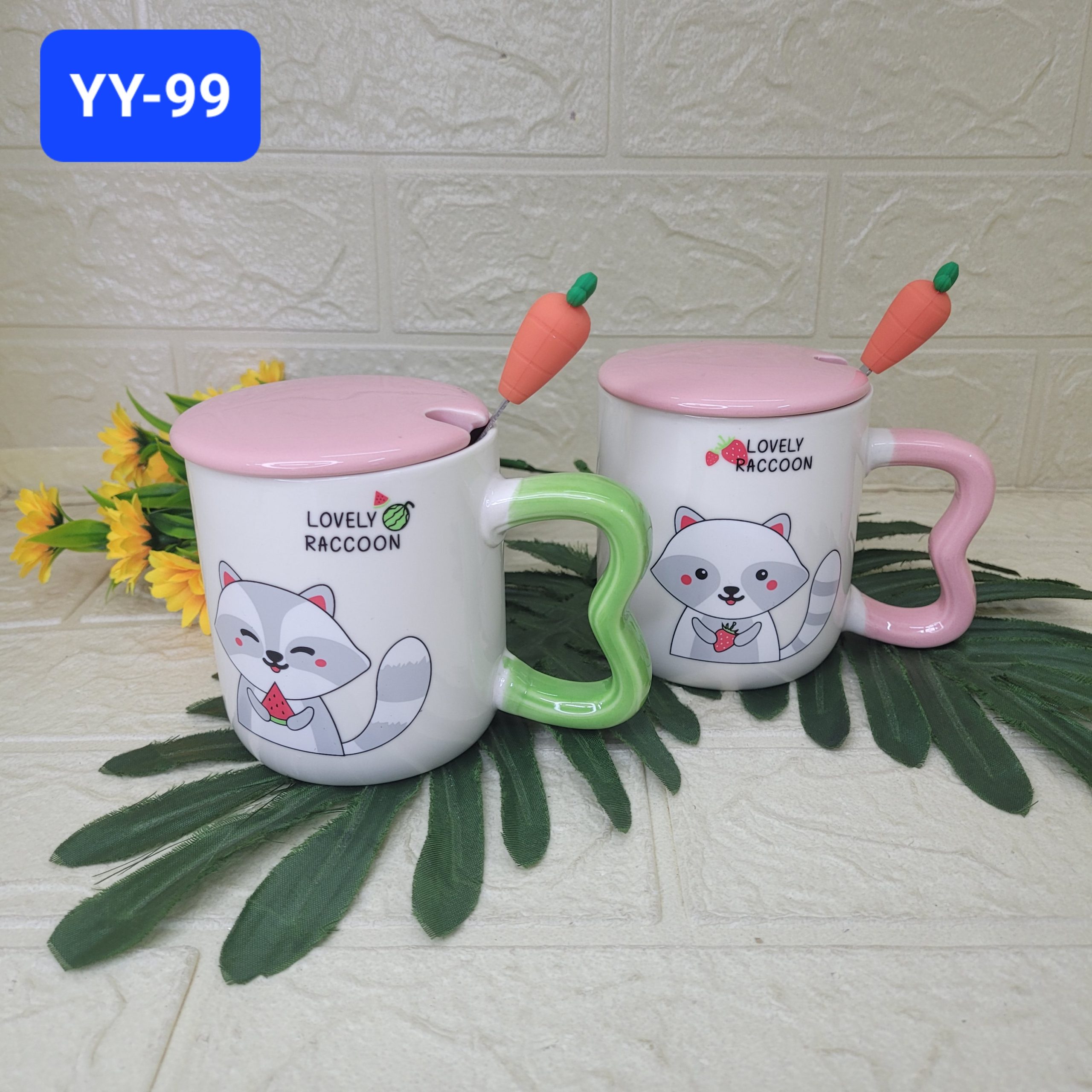 Кружка с крышкой и ложкой Comfortable Life в коробке. Арт. YY-99