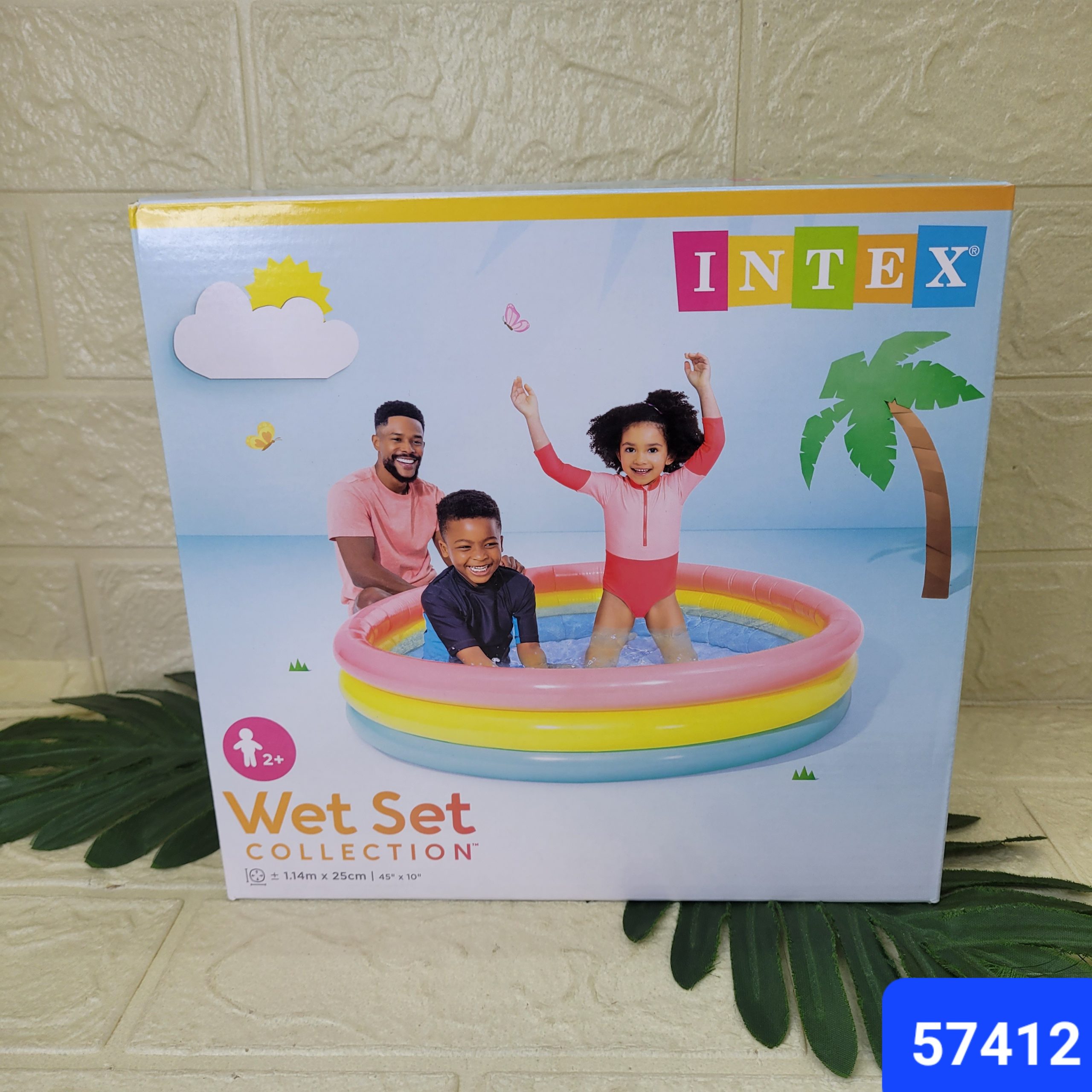 Бассейн надувной INTEX Wet Set 1,14м*25см. Арт. 57412NP