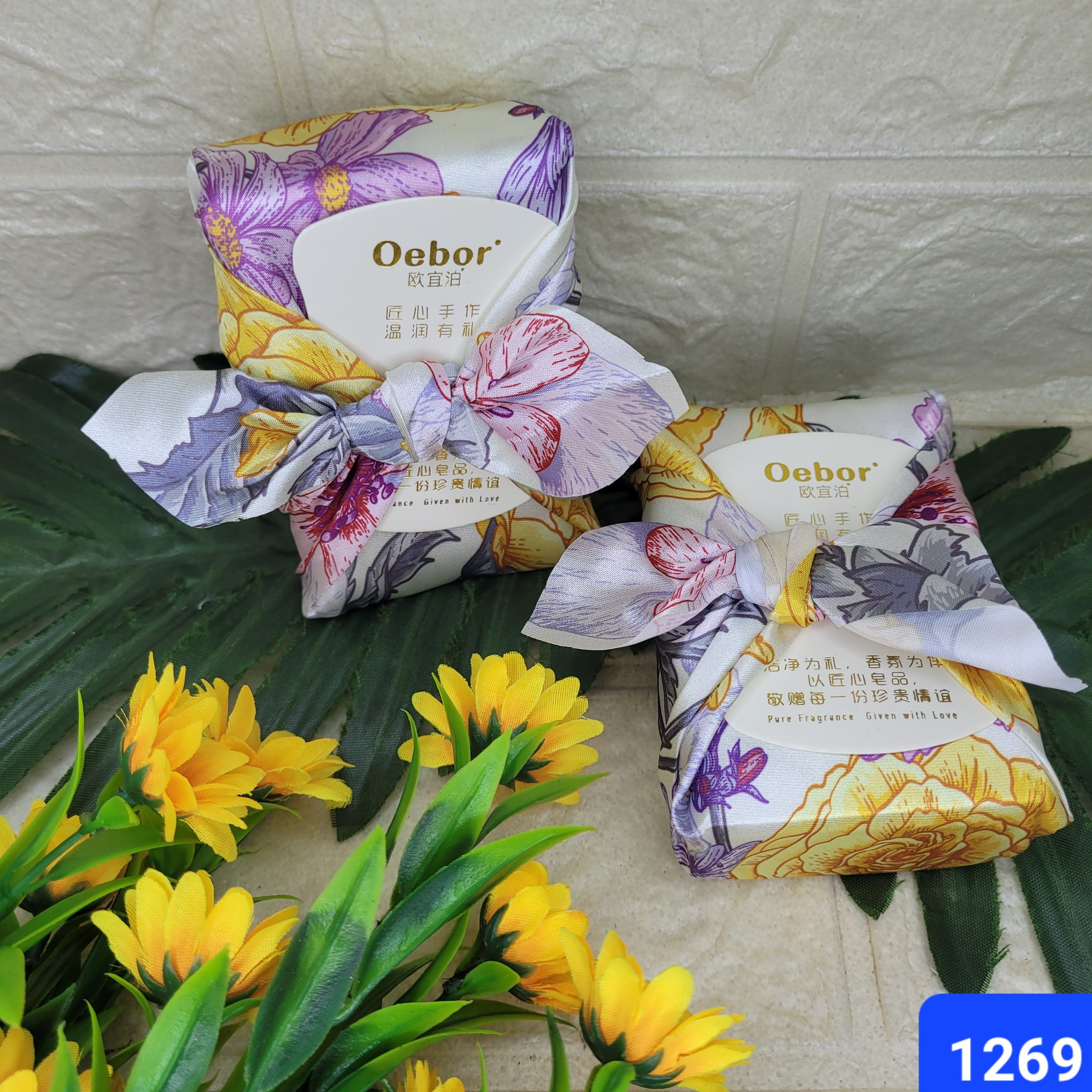 Мыло банное Oebor фруктовое (в платке) 200 г. Арт. (1269)