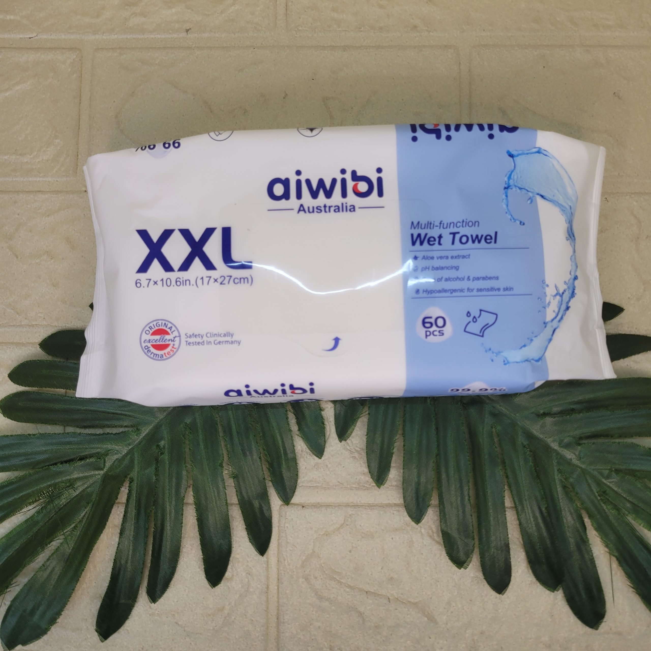 Полотенца влажные Aiwibi XXL 60 шт. Арт. AWB-WT6002