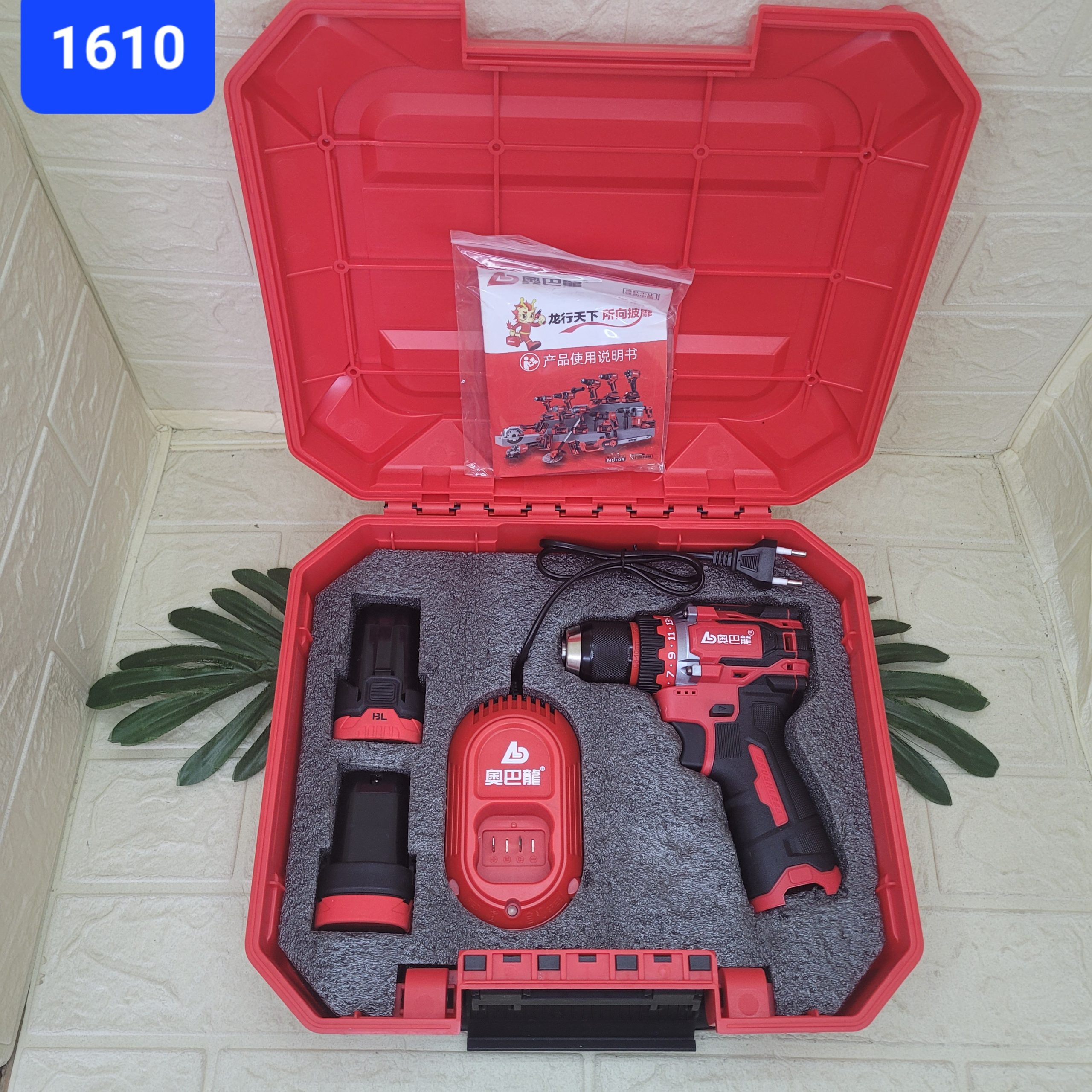 Шуруповёрт ABL 10 мм 16v+2 батареи Арт. ABL 1610