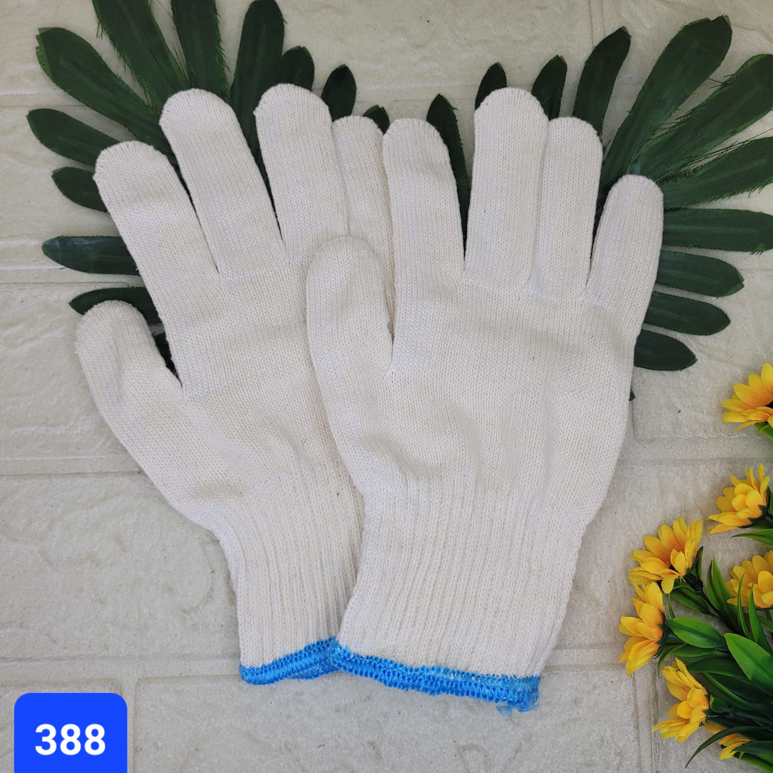 Перчатки рабочие плотные б/покрытия. Арт. 388