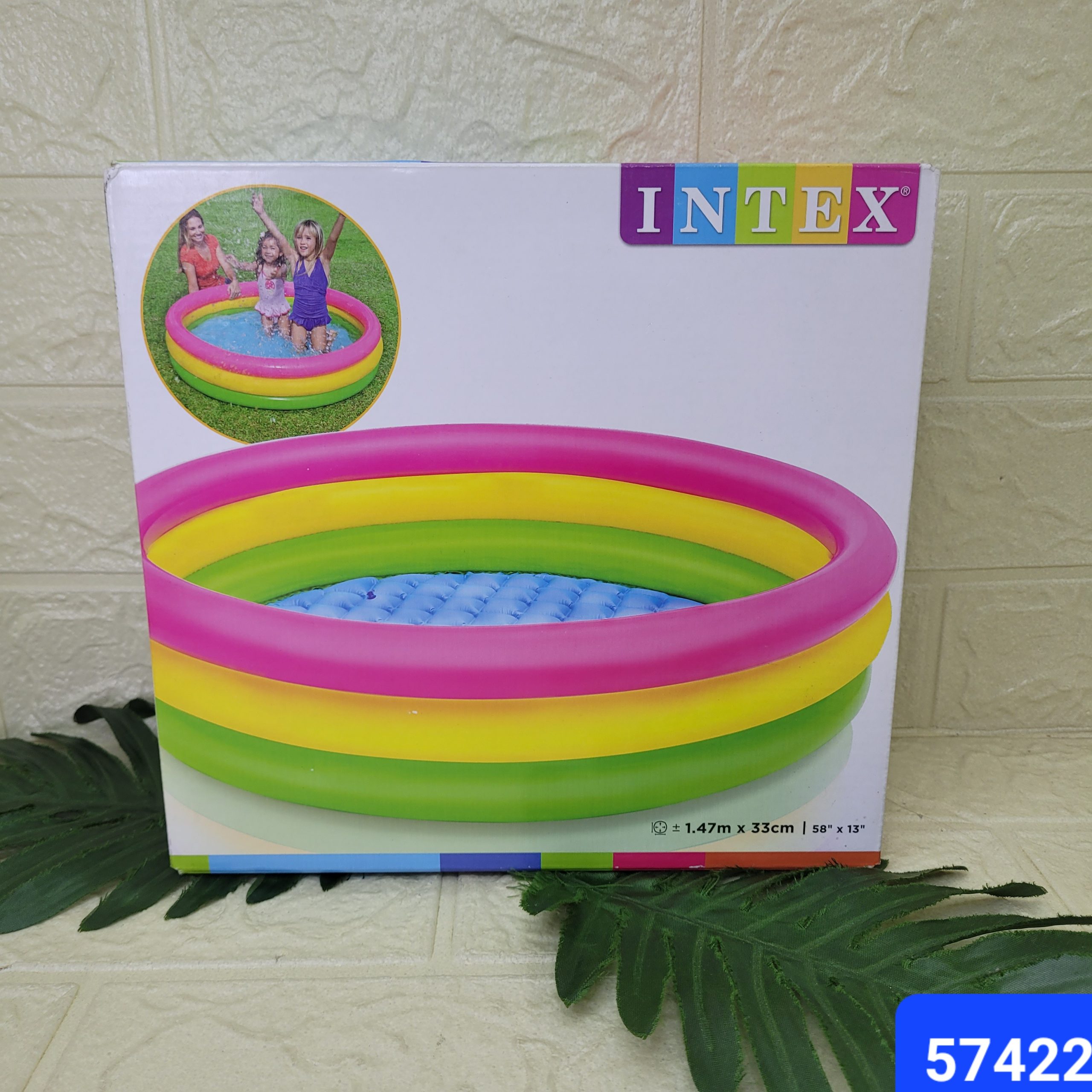 Бассейн надувной INTEX 1,47м*33см. Арт. 57422NP