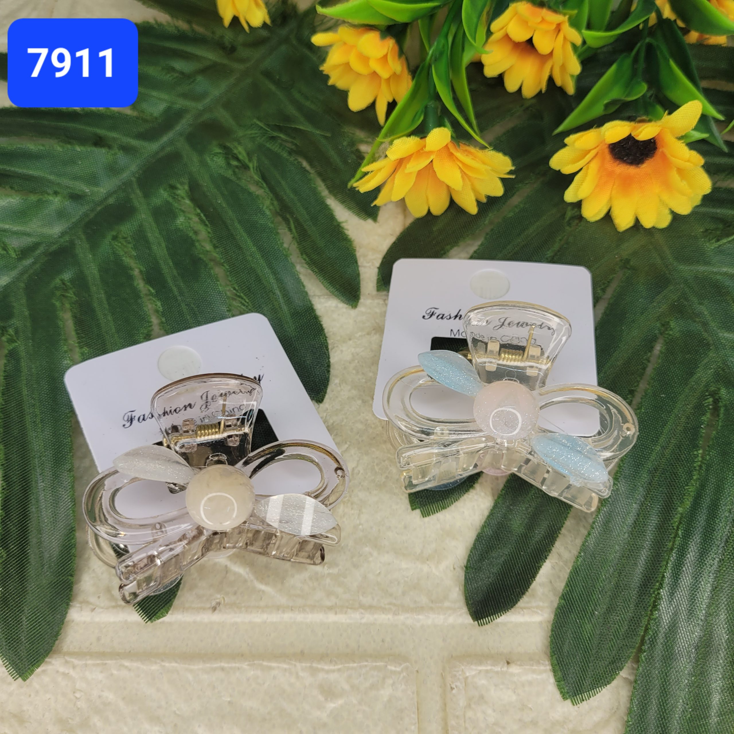 Заколка д/волос Fashion Jewelry Краб пластик 5 см