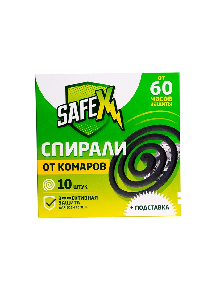 Спирали антимоскитные SAFEX, 10 шт   4026359