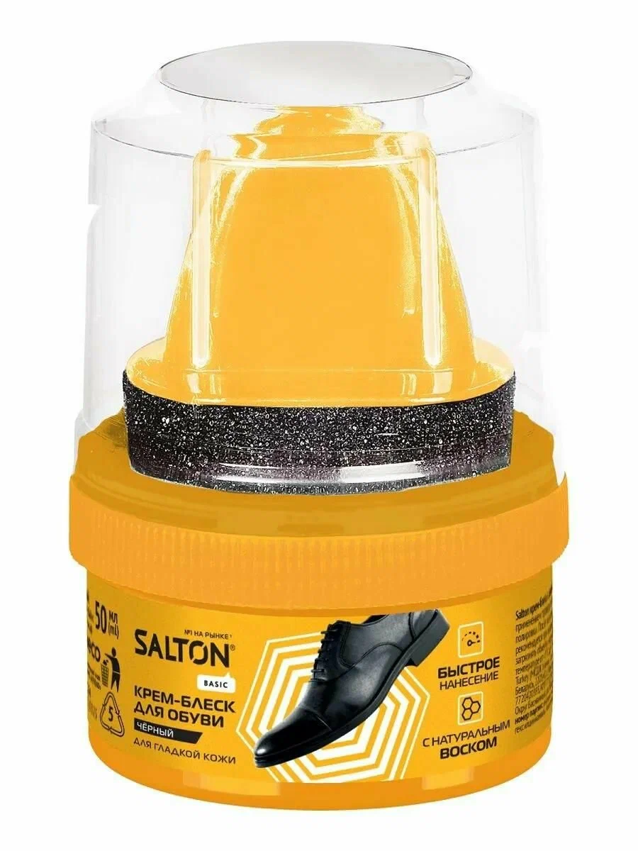 Salton Basic Крем-блеск с аппликатором для обуви из гладкой кожи (12/96)