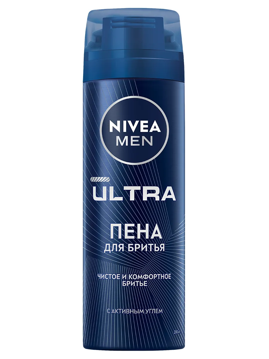 Нивея Men Пена д/бритья 200мл Ultra/12