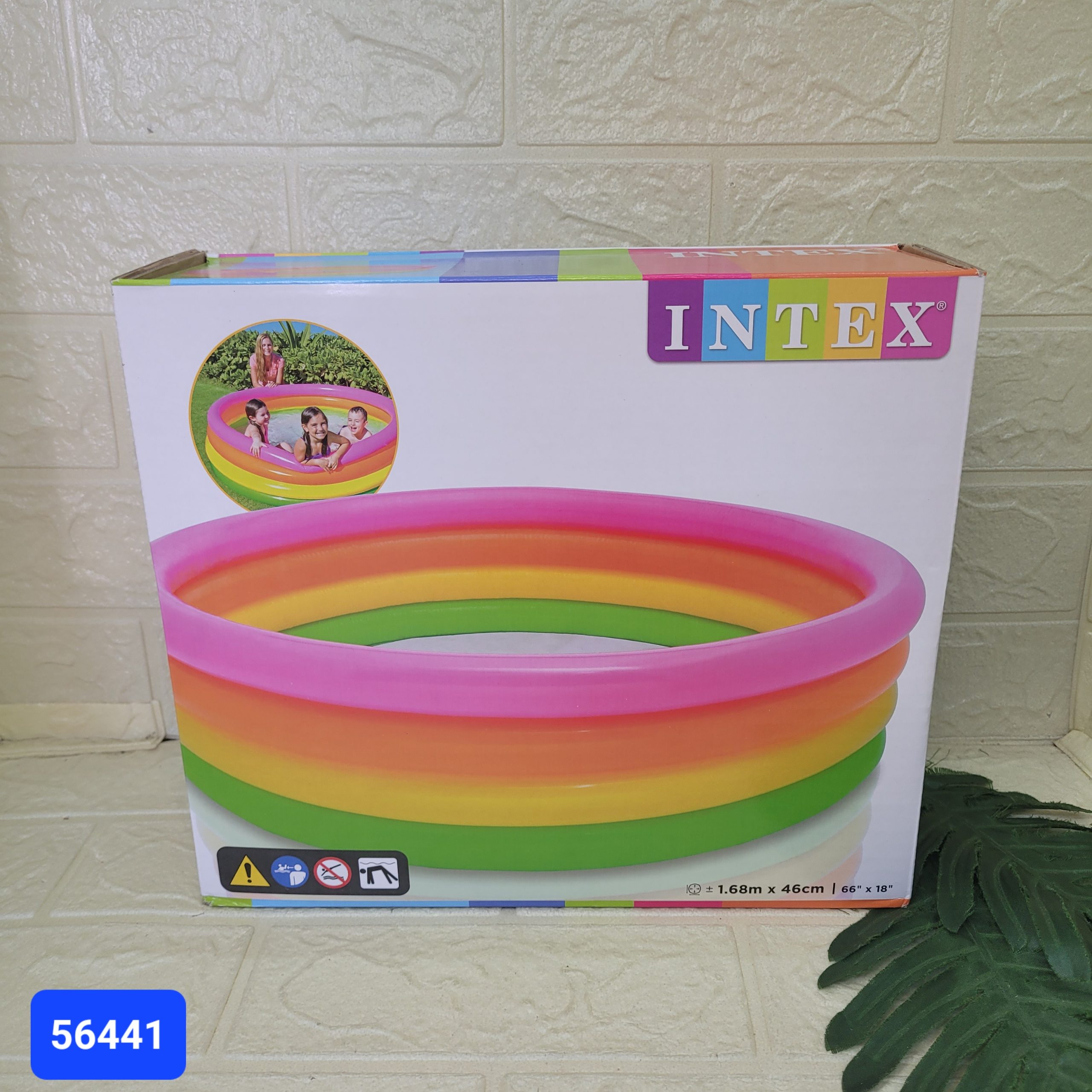 Бассейн надувной INTEX 1,68 м*46 см. Арт. 56441NP