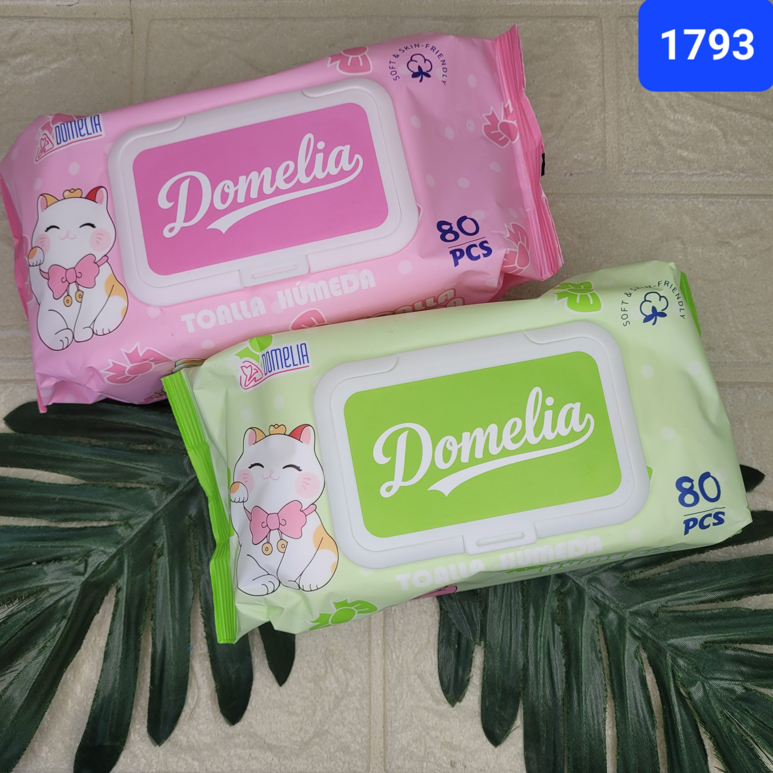 Салфетки влажные Domelia 80 шт. Арт. DM1793