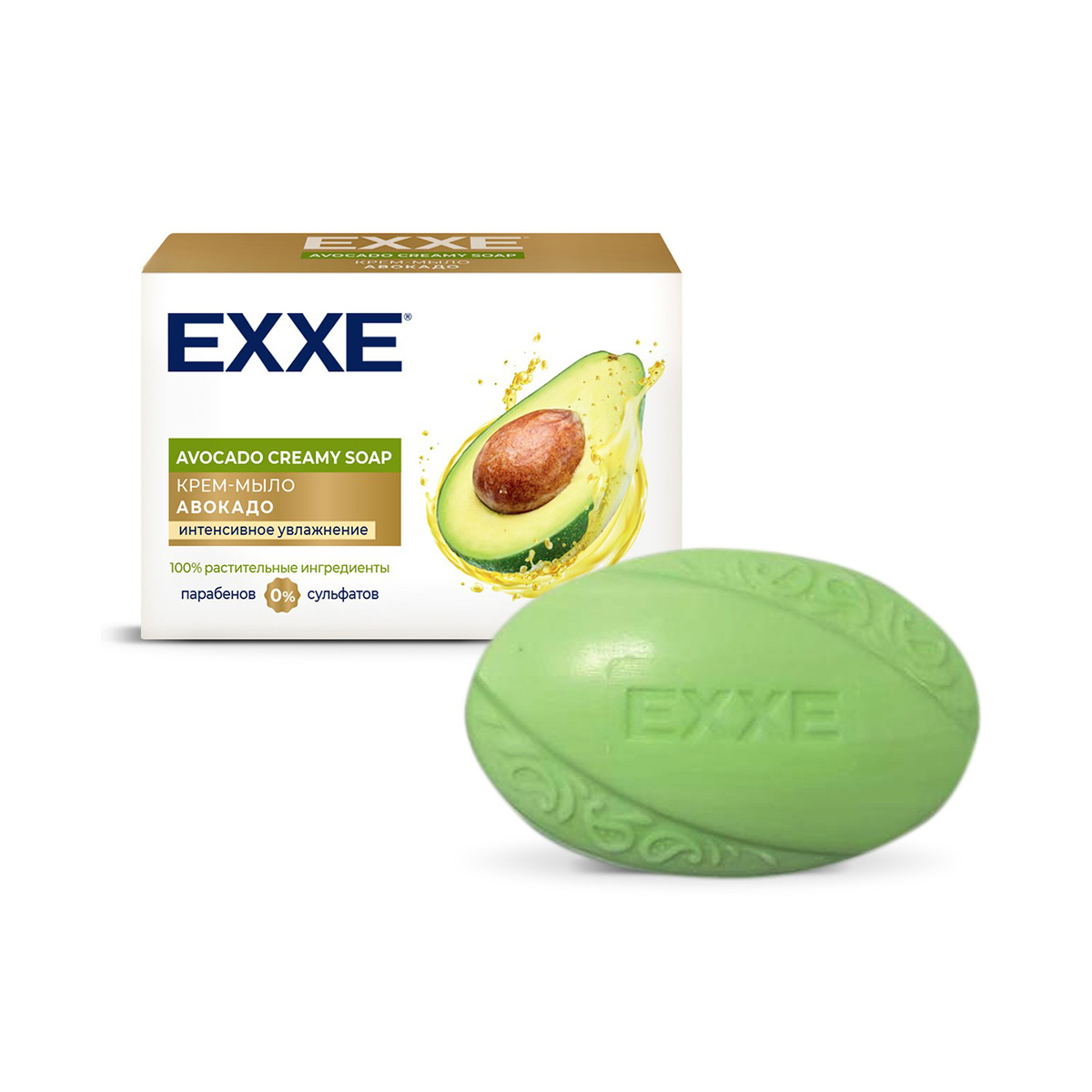 EXXE Мыло-крем косметическое 90г Авокадо