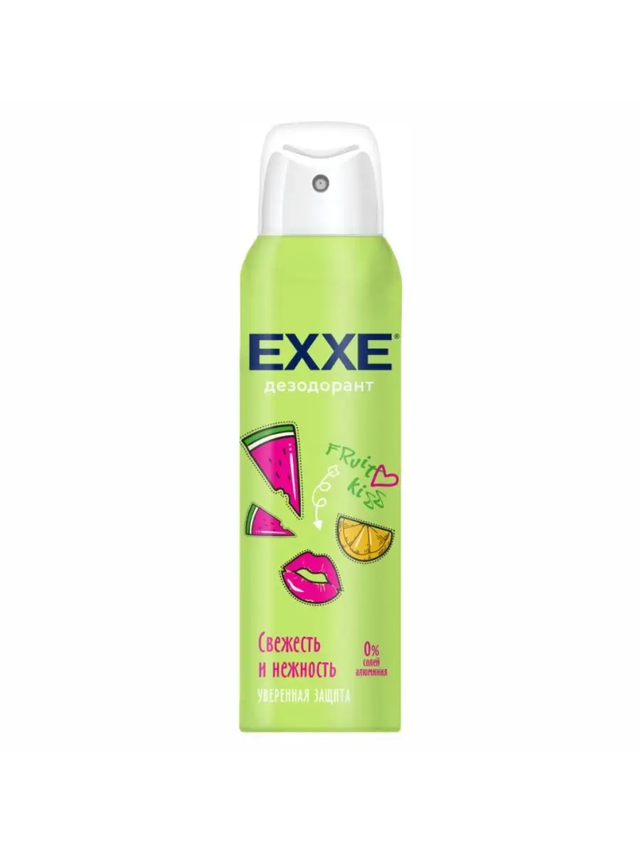 Дезодорант жен. EXXE 150мл спрей Свежесть и нежность Fruit kiss