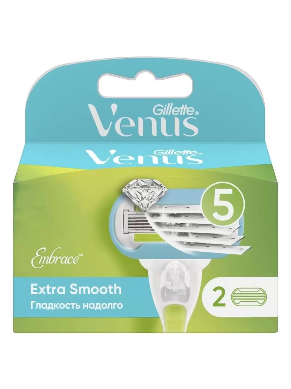 GILLETTE VENUS Embrace Сменные кассеты для бритья 2шт