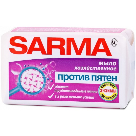 Хоз. мыло Невская Косметика 140г Sarma Против пятен