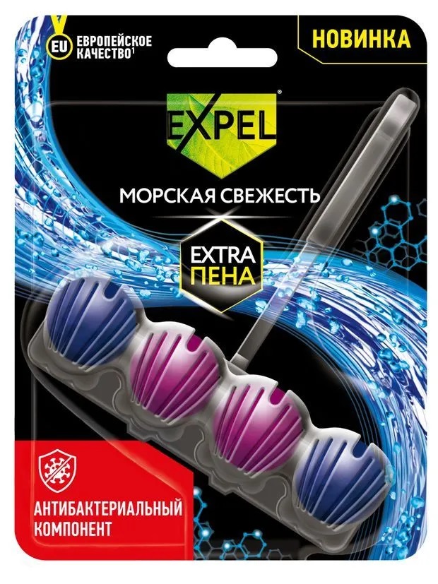 Expel Ср-во чистящее д/унитаза «Морская свежесть» (12)