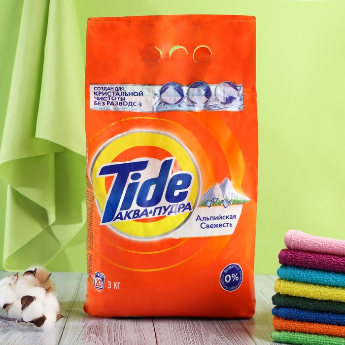 TIDE Авт СМС порошк. Альпийская свежесть 3кг