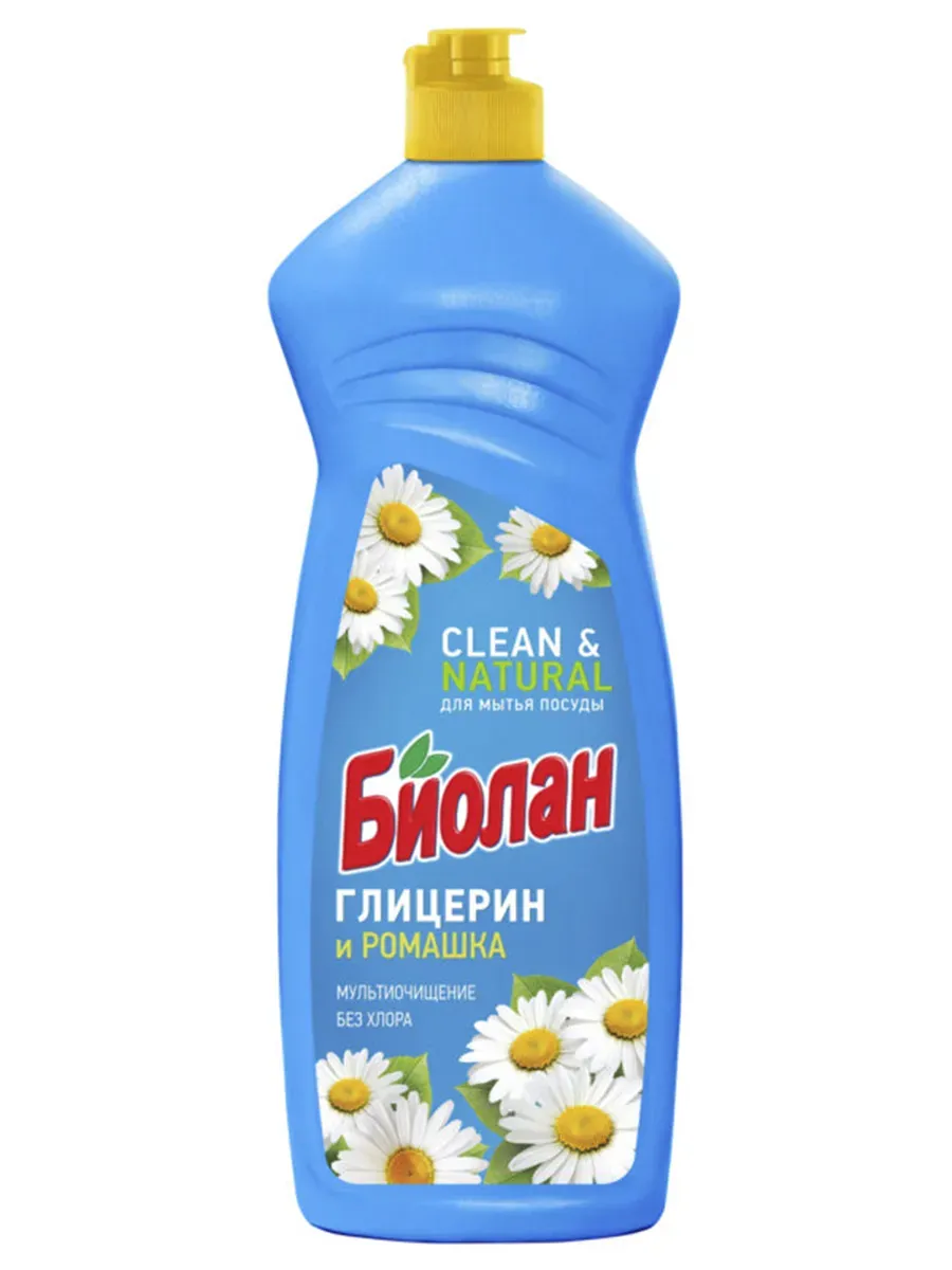 Ср-во д/м.посуды Биолан  900мл Глицерин и ромашка Арт. (5902)