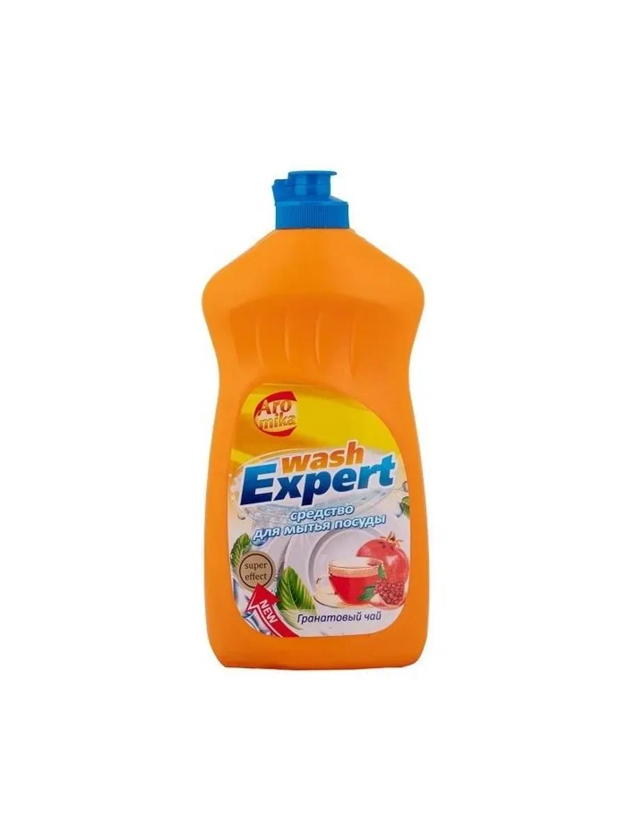 AROMIKA Гель д/посуды WASH EXPERT 500мл Гранатовый чай /15