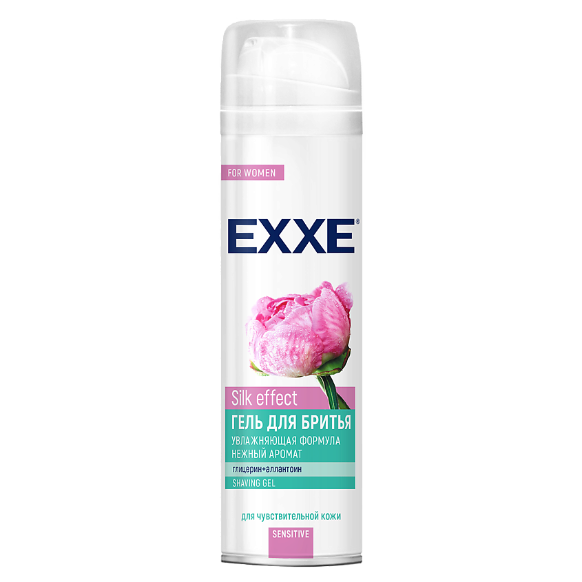 Гель д/бритья EXXE SENSITIVE/Silk effect/Ромашка (жен) 200мл.